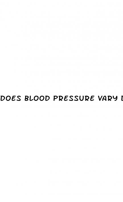 does blood pressure vary during the day