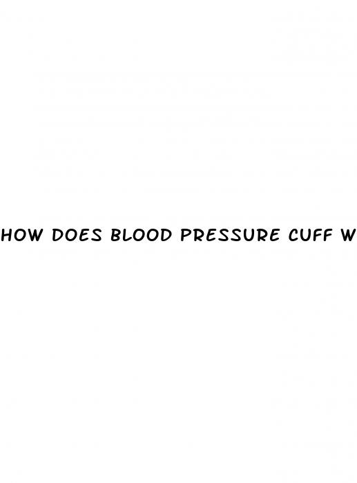 how does blood pressure cuff work