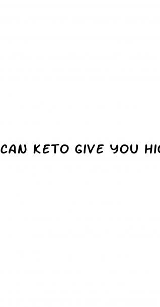 can keto give you high blood pressure