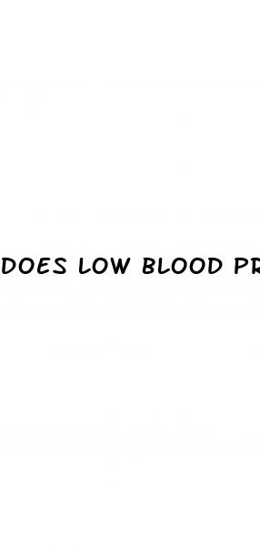 does low blood pressure cause fatigue
