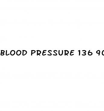 blood pressure 136 90