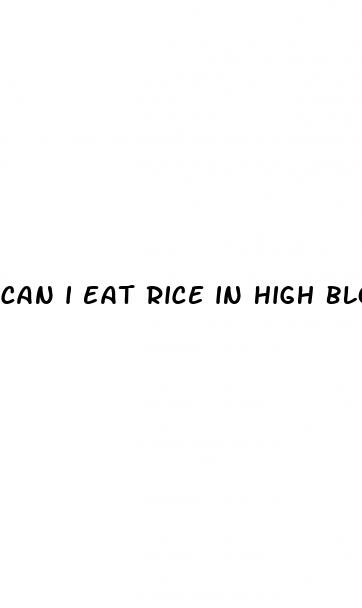 can i eat rice in high blood pressure