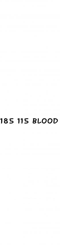 185 115 blood pressure