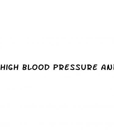high blood pressure and blurred vision