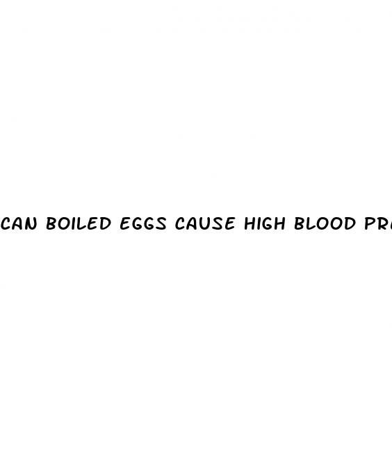 can boiled eggs cause high blood pressure