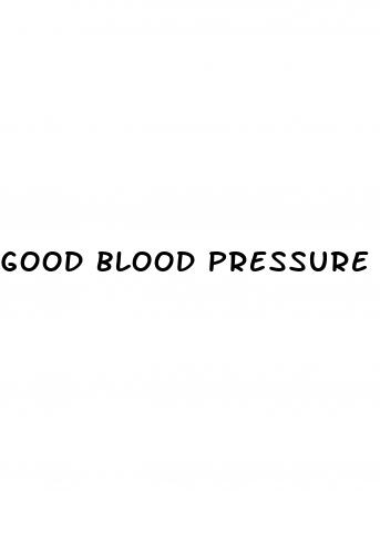 good blood pressure rate
