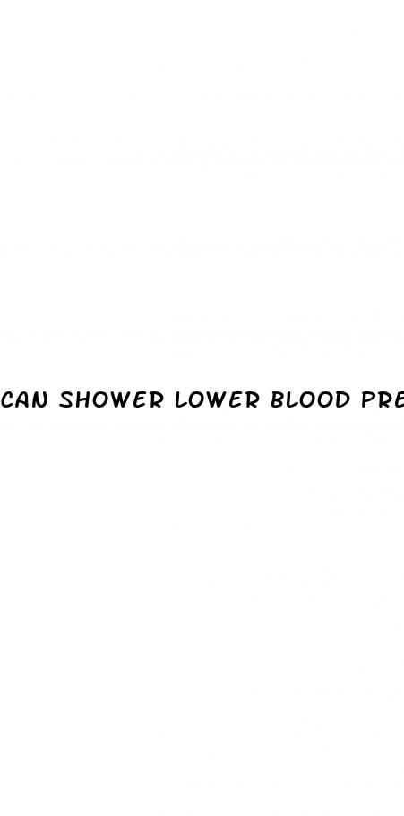 can shower lower blood pressure