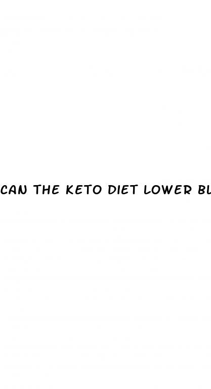 can the keto diet lower blood pressure