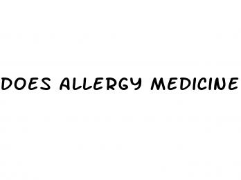 does allergy medicine raise blood pressure