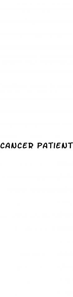 cancer patient low blood pressure