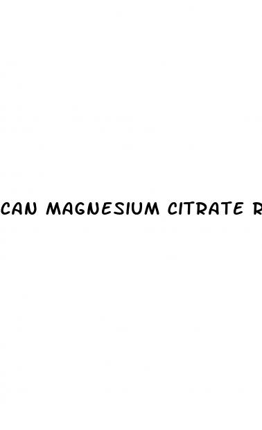 can magnesium citrate raise blood pressure