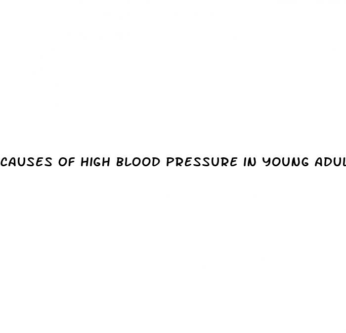 causes of high blood pressure in young adults