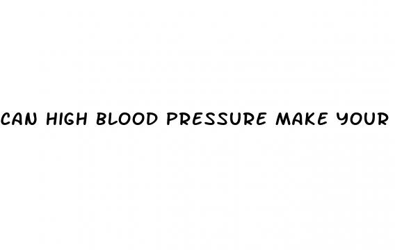 can high blood pressure make your eyes bloodshot