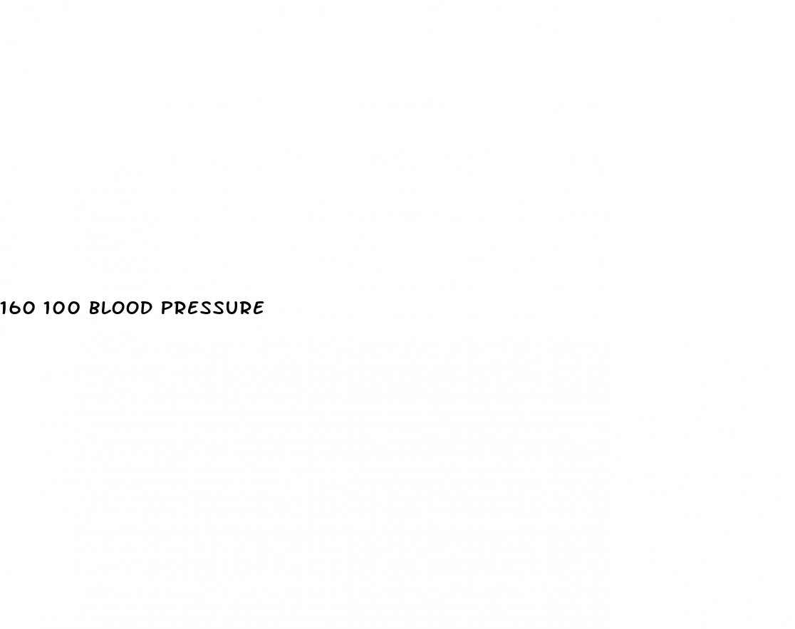 160 100 blood pressure