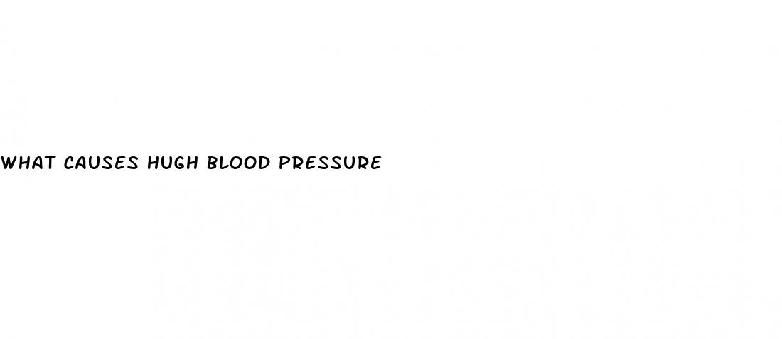 what causes hugh blood pressure