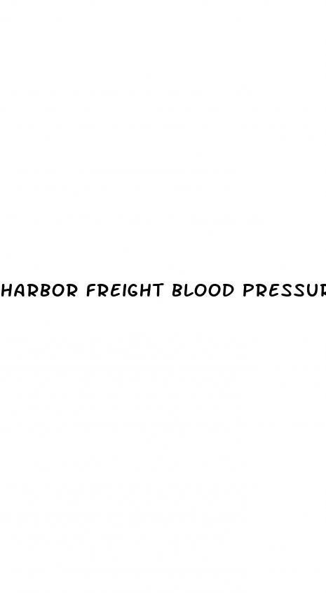 harbor freight blood pressure monitor
