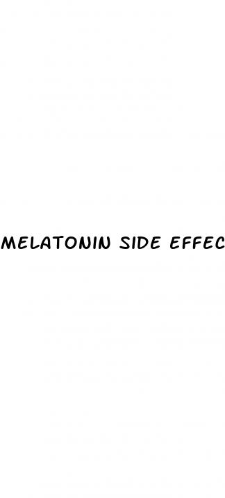 melatonin side effects blood pressure