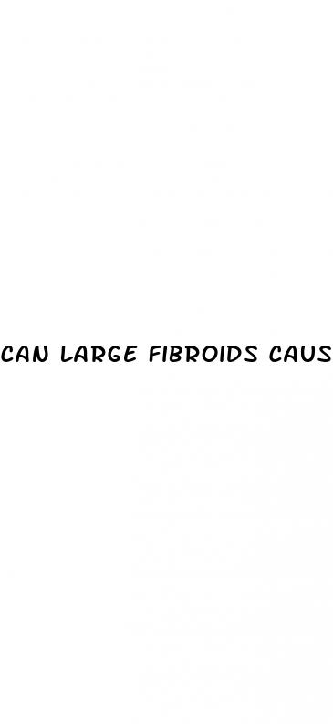 can large fibroids cause high blood pressure