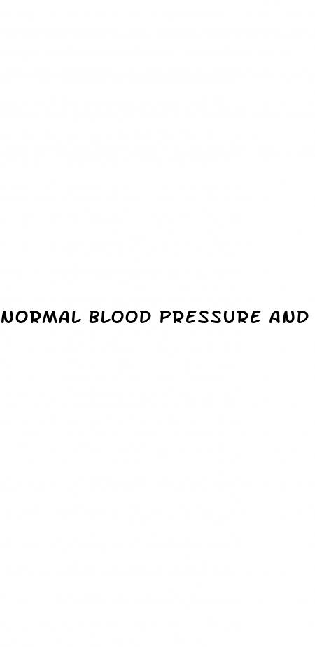 normal blood pressure and pulse rate chart