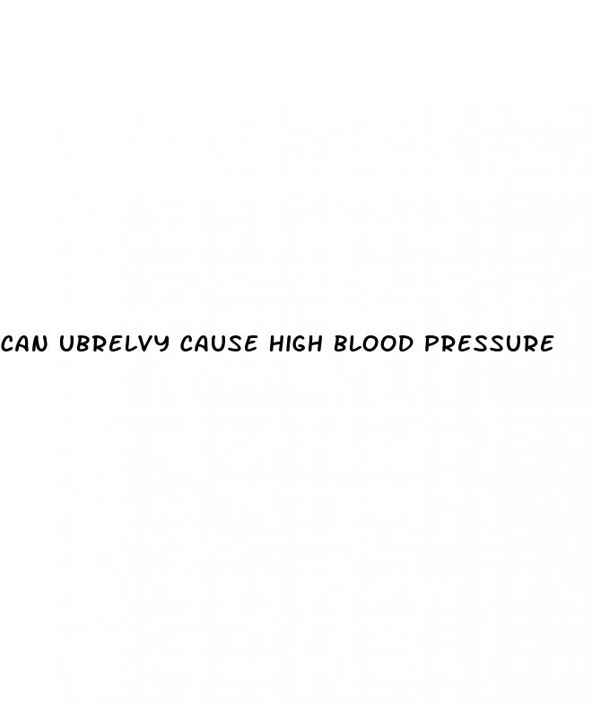 can ubrelvy cause high blood pressure