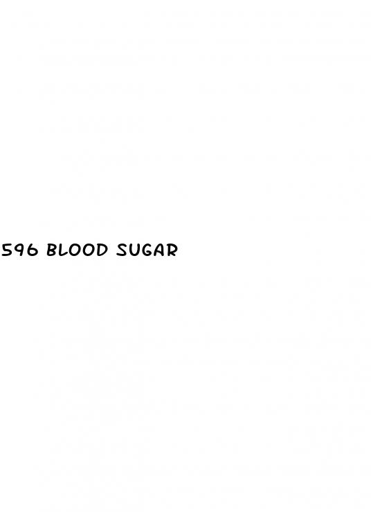 596 blood sugar