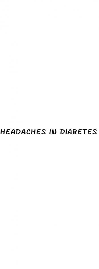 headaches in diabetes