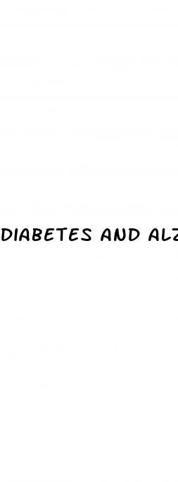 diabetes and alzheimers