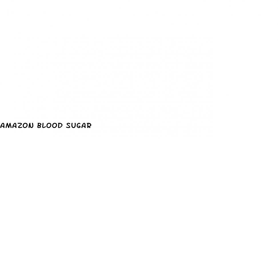 amazon blood sugar