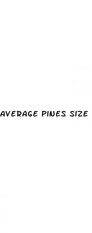 average pines size
