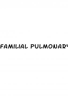 familial pulmonary hypertension