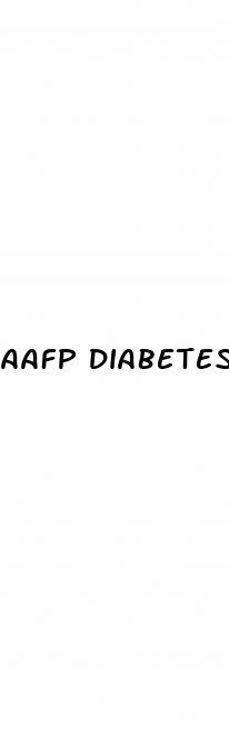 aafp diabetes management