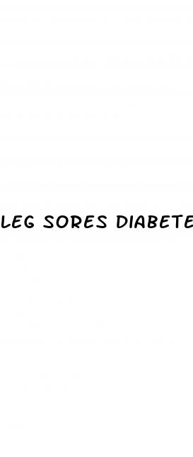 leg sores diabetes