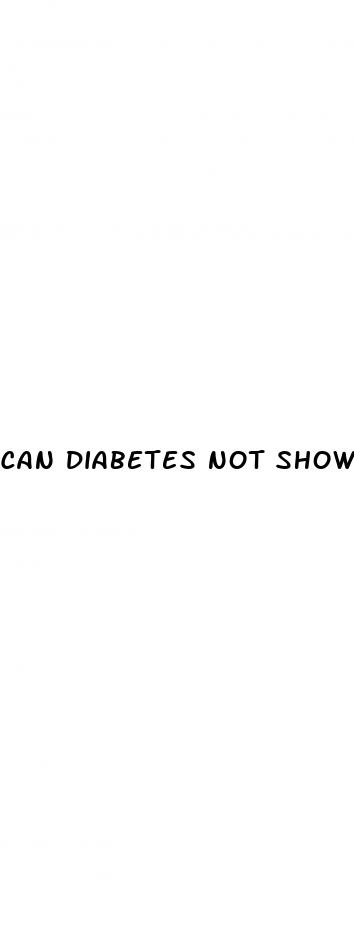can diabetes not show in blood test