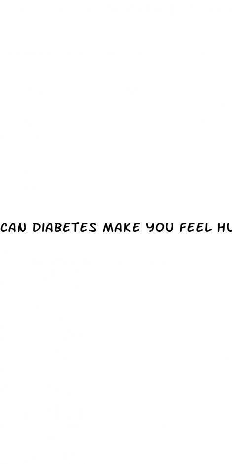 can diabetes make you feel hungry all the time
