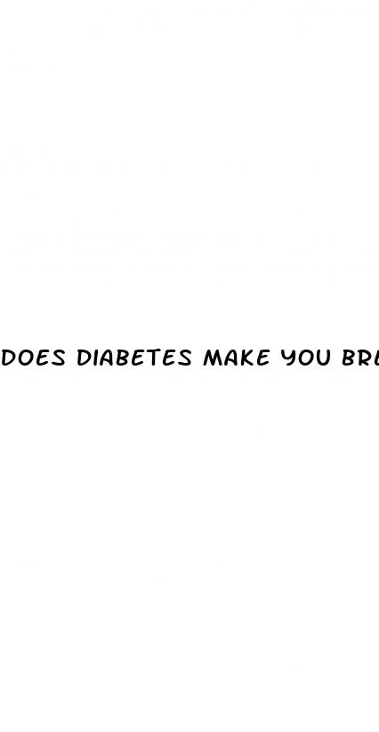 does diabetes make you breathless