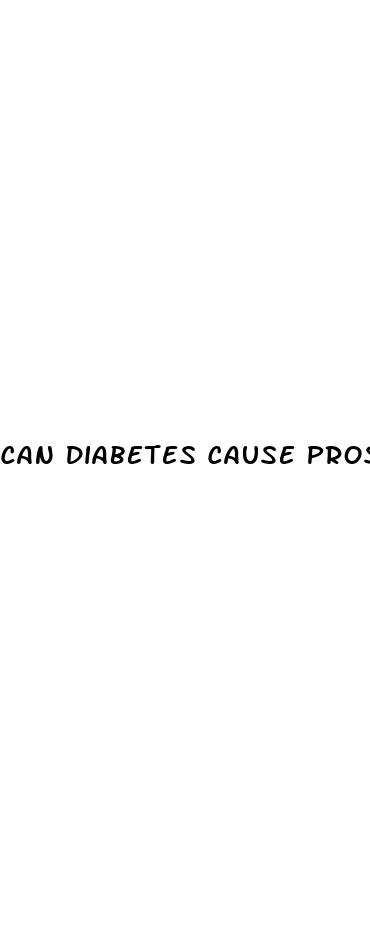 can diabetes cause prostate problems