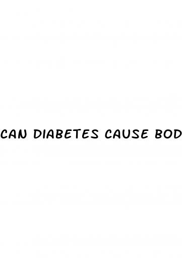 can diabetes cause body aches