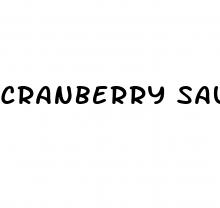 cranberry sauce for diabetes
