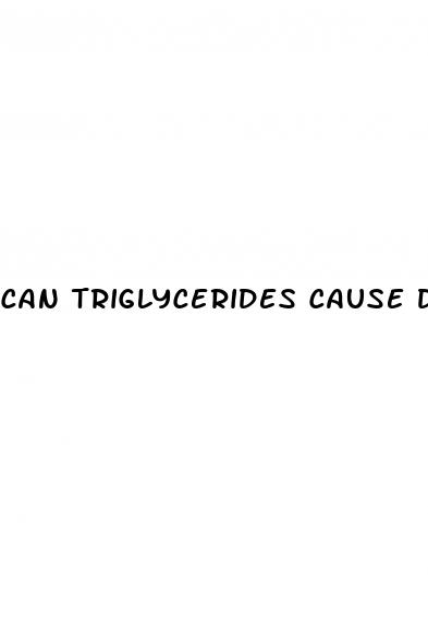can triglycerides cause diabetes