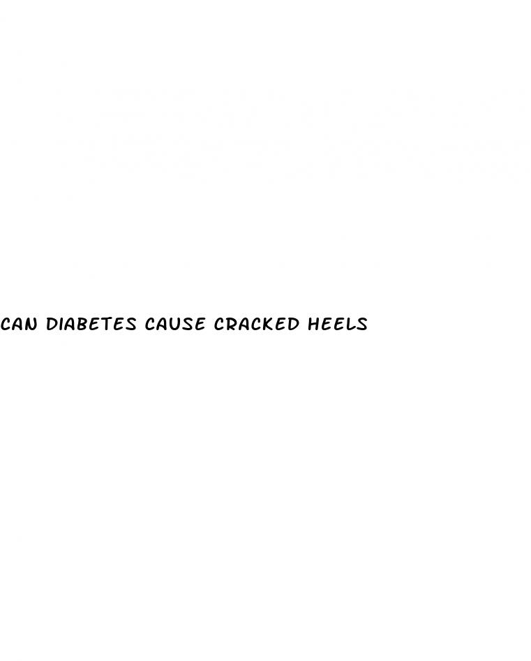 can diabetes cause cracked heels