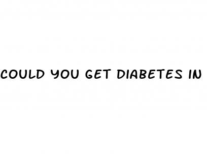 could you get diabetes in one day
