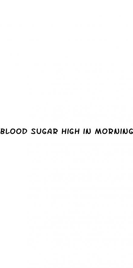 blood sugar high in morning gestational diabetes