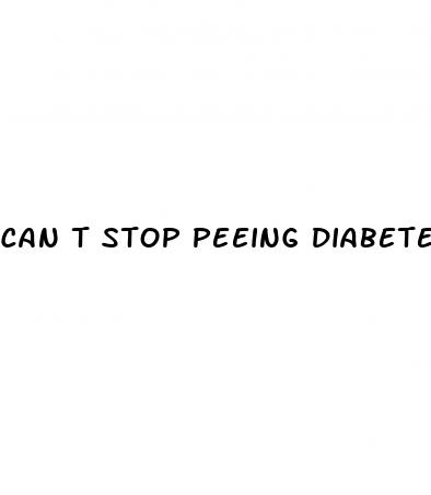 can t stop peeing diabetes