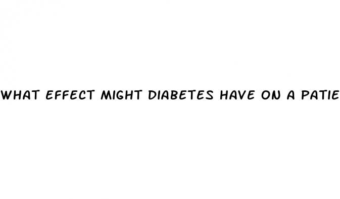 what effect might diabetes have on a patient s skin
