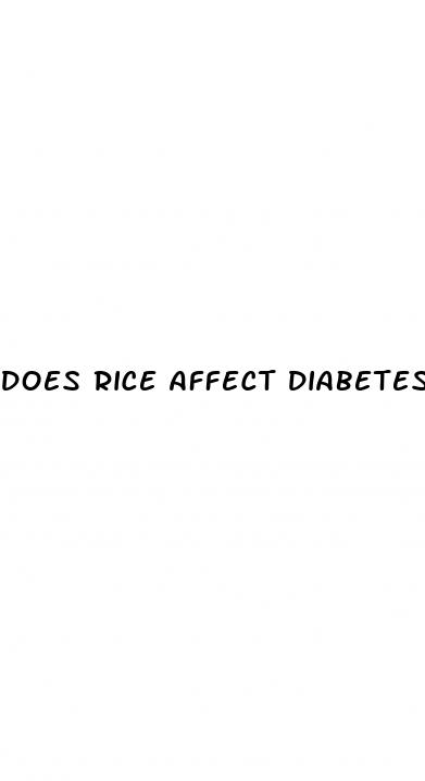does rice affect diabetes