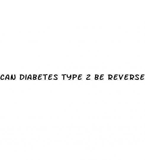 can diabetes type 2 be reversed