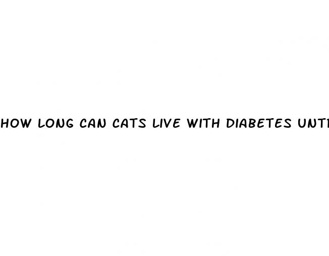 how long can cats live with diabetes untreated