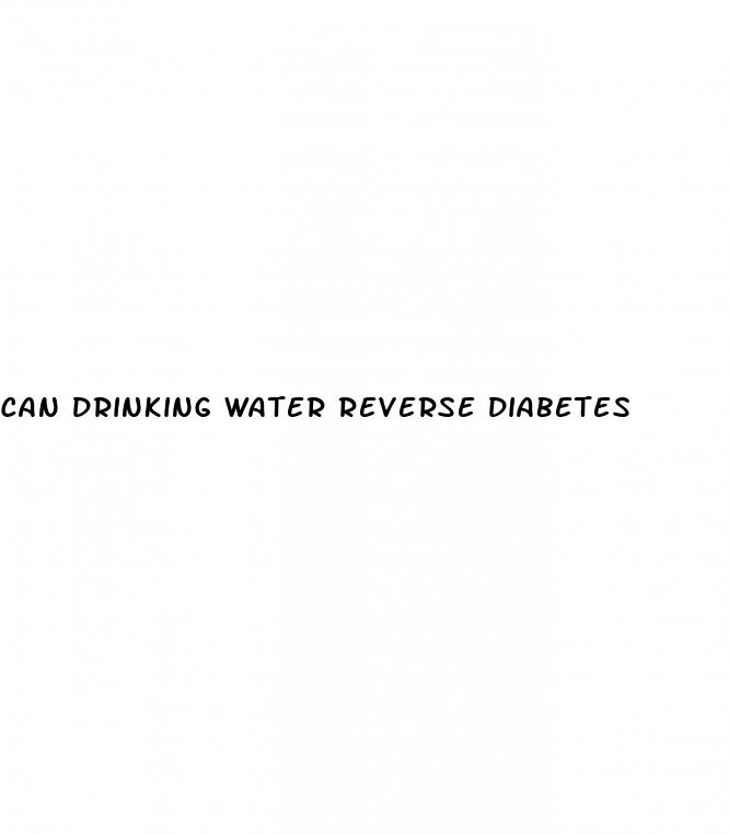 can drinking water reverse diabetes