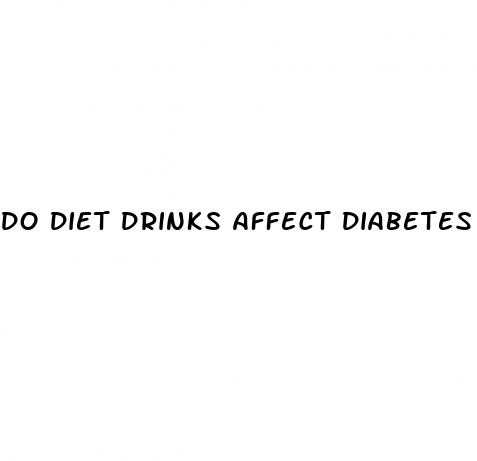 do diet drinks affect diabetes