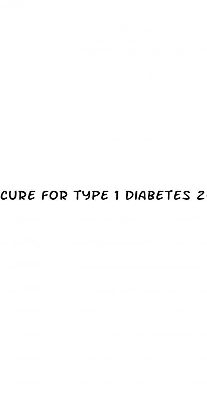 cure for type 1 diabetes 2023